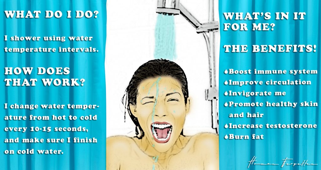 Contrast Shower Human